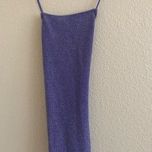 NWT H&M purple sparkly minidress, never worn, size XS